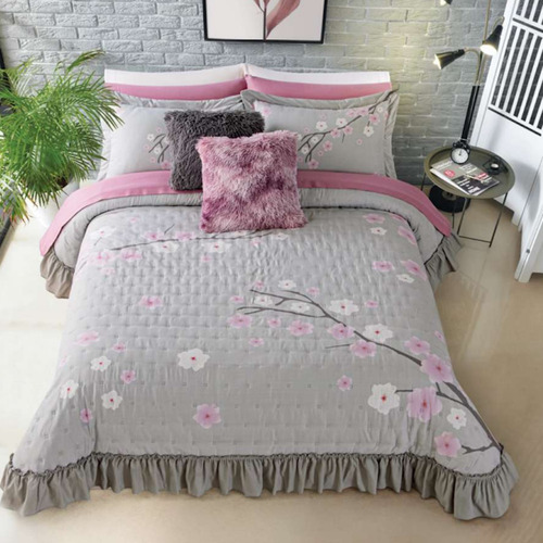 Colcha Neo Cherry Gris King Size Concord