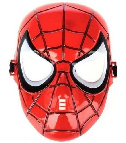 Mascara De Spiderman Hombre Araña   Rojo O   Negro 