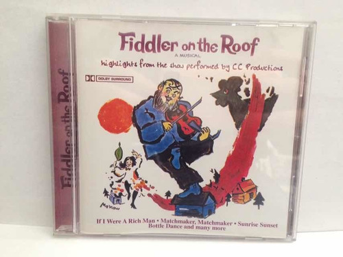 Musical Fiddler On The Roof Cc Productions Cd Violinista Tej