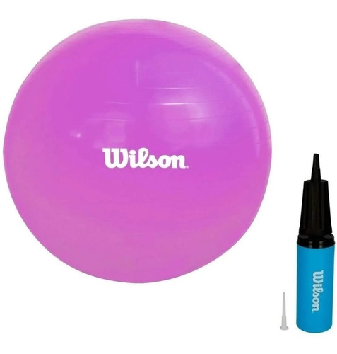 Pelota Yoga Pilates Wilson 55cm Con Bomba