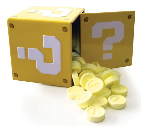 Dulce Caramelo De Súper Mario Bros Question Mark Box 1 Pza