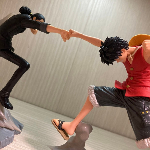 Action Figure One Piece Luffy Vs Lucci Senkozekkei Bandai
