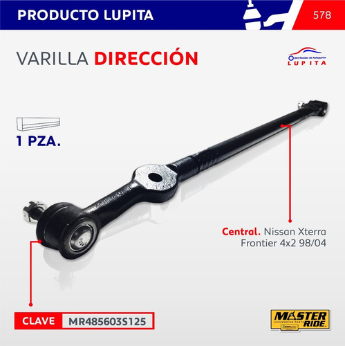 Varilla Direccion Central Nissan Xterra Frontier 4x2 98/04