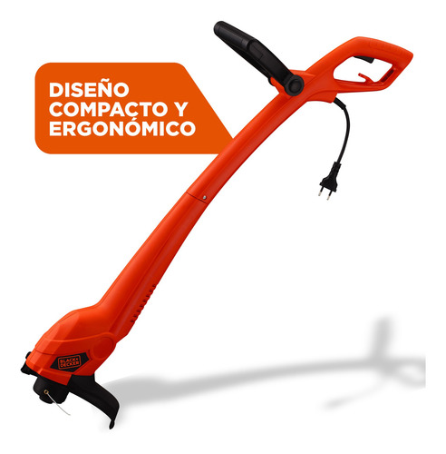 Imagen 2 de 8 de Desbrozadora 9'' Ajustable +3 Carretes Black+decker Gl350sb3