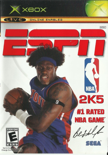 Xbox Video Juego Nba 2k5, Espn Original