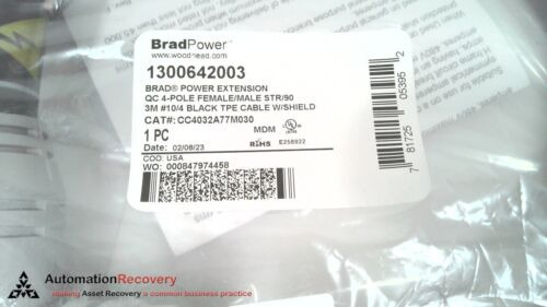 Brad Power Cc4032a77m030, Power Cable Assembly, 13006420 Ccf