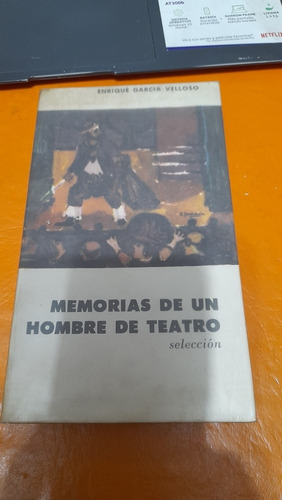 Memorias De Un Hombre De Teatro Vellos Eudeba E10