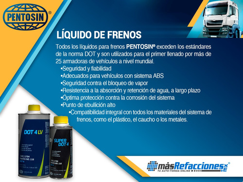 Líquido De Frenos Silverado 1500 V6 4.3l 02-09 1 Lt Alemán