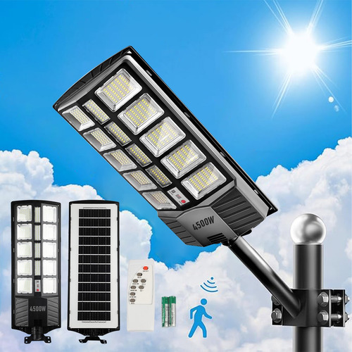Lámpara Led Solar Exterior Suburbana Alumbrado Públic 4500w
