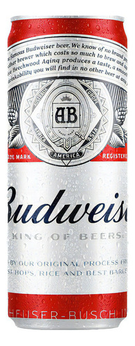 Cerveja Budweiser 350ml Lata 12 Mais Vendido Caixa