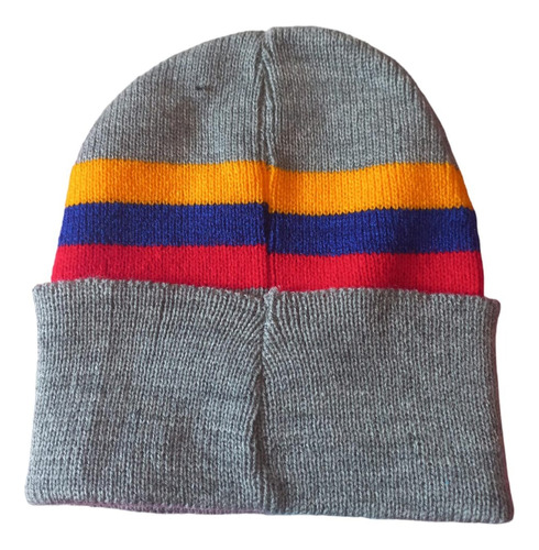 Gorro Tejido Con La Bandera De Colombia