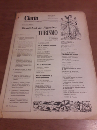 Diario Clarín Mar Del Plata Turismo 6 12 1959