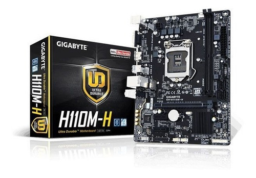 Placa Mãe Gigabyte Ga-h110m-h Ddr4 Lga 1151 C/nfe