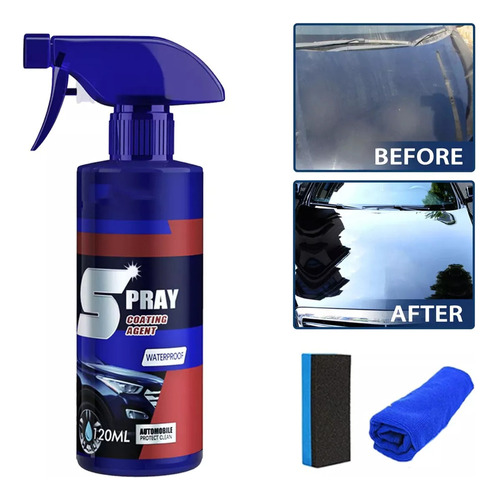 Auto Coat Spray, Reparación Rápida De Rayones Finos