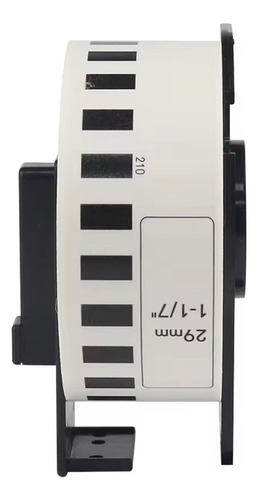 X10 Rollos Etiquetas Continua Soporte Dk2210, 29mm X 30,48mt