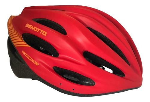 Casco Benotto Ruta Hw-1 Tourmalet Rojo Ciclismo Talla G