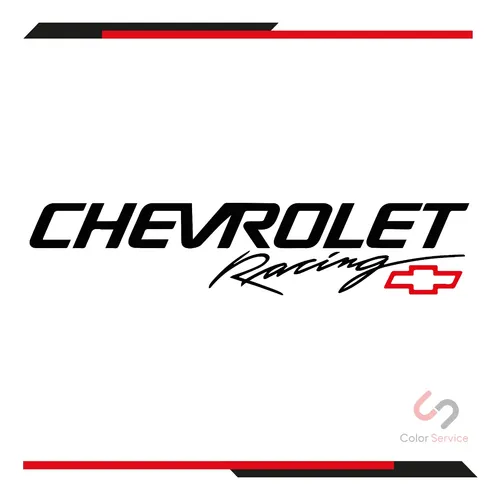 comprar Calca Sticker Calcamonia Chevrolet Racing De 8x20cm 1pza