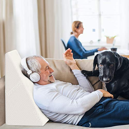 Almohada En Forma De Cuña Bonmedico, Espuma De Calidad Para