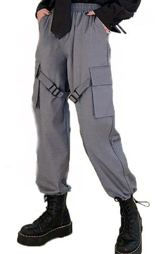 Pantalón Cargo Mujer-negro,vino,mostaza,camuflaje,militar