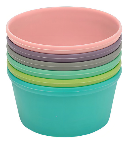 Melii Rainbow Silicone Food Cups.6 Piezas