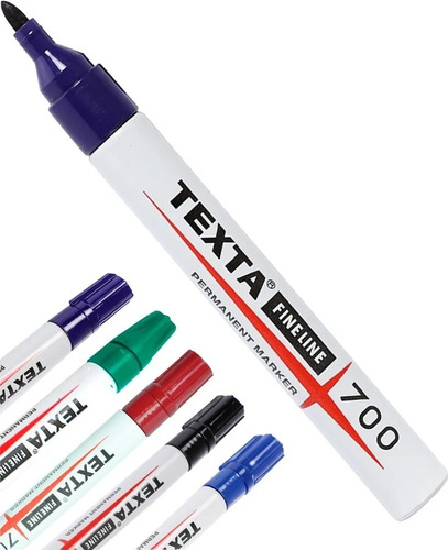 Caneta Marcador Cirurgico P/pele Texta 700 - Kit 3 Roxo