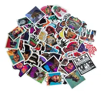 Comprar Kit 50 Adesivos Hip Hop Rap Clássico Tupac Grafite Nwa Retro
