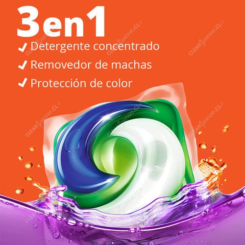 Detergente En Cápsulas Spring Meadow Tide 39 Cápsulas
