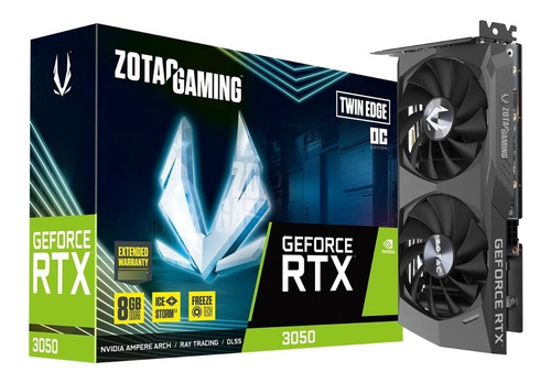 Imagen 1 de 9 de Tarjeta Gráfica Para Juegos Zotac Gaming Geforce Rtx 3050 Tw