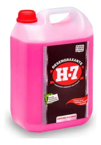 Desengraxante H7 5 Litros Limpeza Pesada H7 Original
