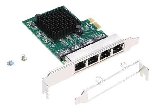 Placa De Servidor De Rede 4 Portas Gigabit 1000m Pci-e
