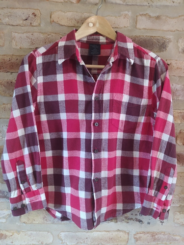 Camisa Escocesa Roja - Talle 10/12