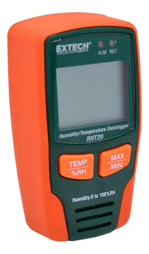 Registrador De Temperatura Y Humedad Datalogger Extech Rht20