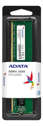 Memoria Ram U-dimm Ddr4 3200mhz 8gb Pc4-25600 Adata 