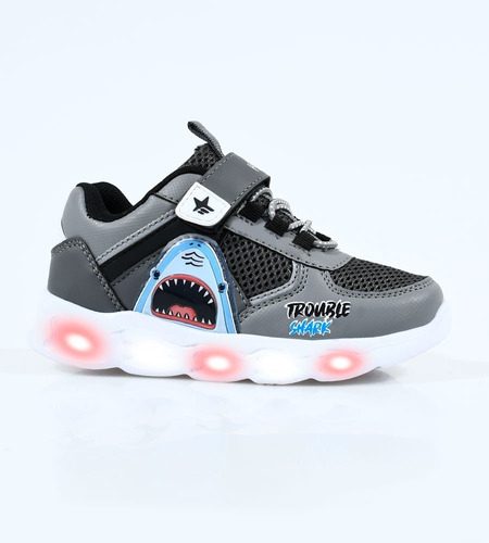 Zapatillas Footy Con Luz Led Tiburon Shark Funny Store