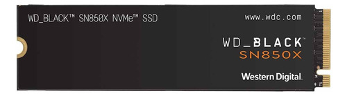 Disco Ssd M.2 Wd Black Pcie Gen4 Nvme 1tb Sn850x 7300mbps