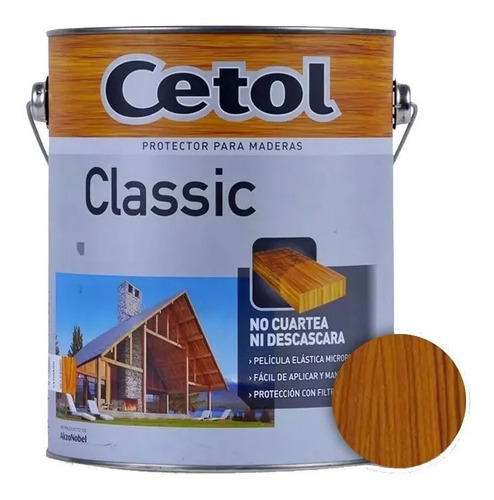 Cetol Classic Satinado Impregnante Protector Exterior X 4lts