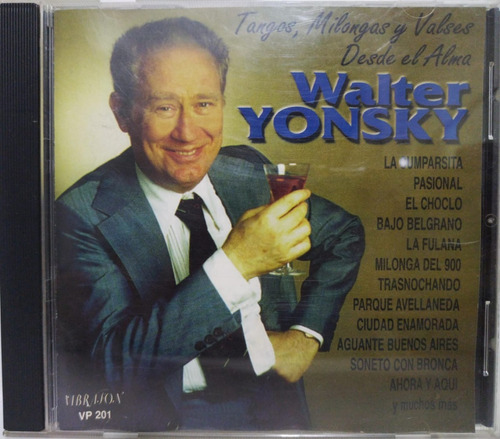 Walter Yonsky  Tangos, Milongas Y Valses Cd 2001 Argentina