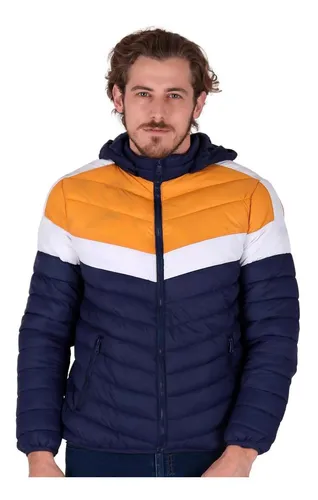 Chamarra Hombre Roosevelt Azul 50104052 Poli ster