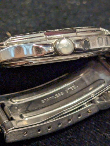 Reloj Philip Persio Todo En Acero Inoxidable Quarzo Japonés (Usado)