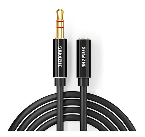 Imagen 1 de 6 de Alargue Cable Mini Plug 3.5mm Trs Extension 2m Sin Microfono
