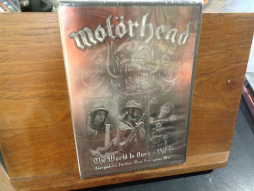 Motörhead The Wörld Es Ours Vol. 1 Cerrado Dvd