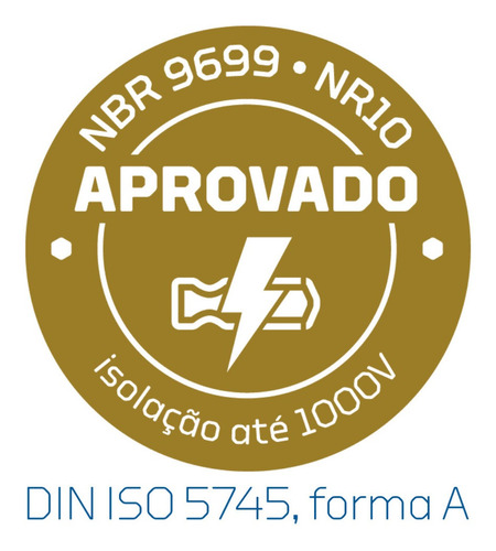 Imagem 6 de 9 de Alicate Telefone Bico Reto Isolado Gedore 029885 8132-160jc