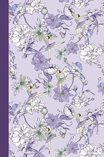 Revista Flower Dancers Purple 6x9 Rayado Journal Writing Jou