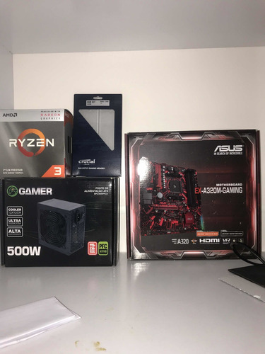 Pc Gamer, Ryzen 3 3200g, 16 Gb Ram, Fonte 500w