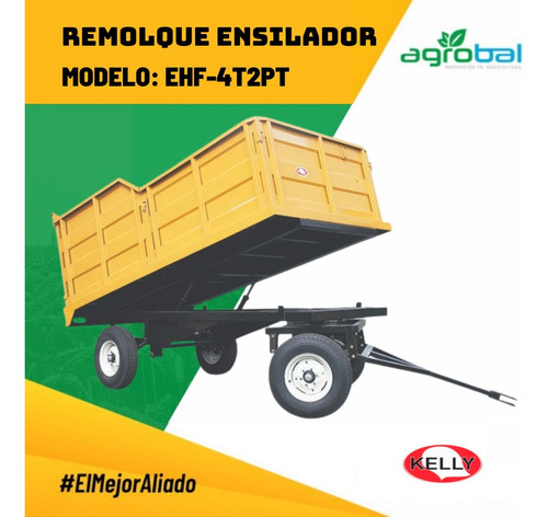 Remolque Ensilador De 4 Toneladas - Kelly. ¡precio Oferta!