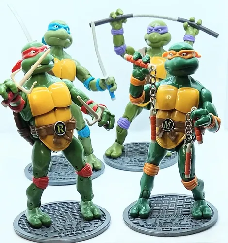 Figuras De Acci n Tortugas Ninja Articuladas Env o gratis