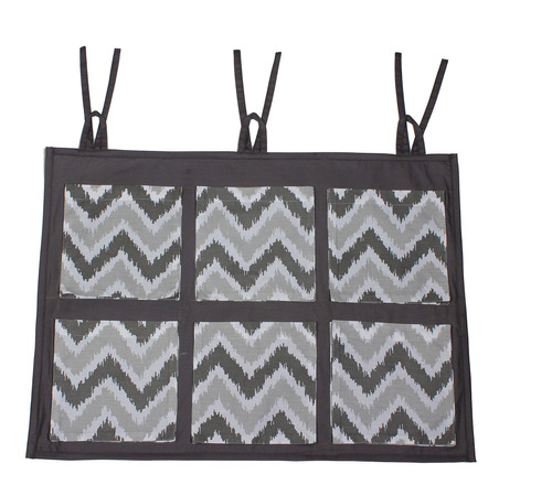 Bacati - Mix N Match Ikat Zigzag/chevron - Almacenamiento De