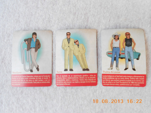 Tarjetas Macgyver Gemelos Thelma & Louise Tcm Tv Cine