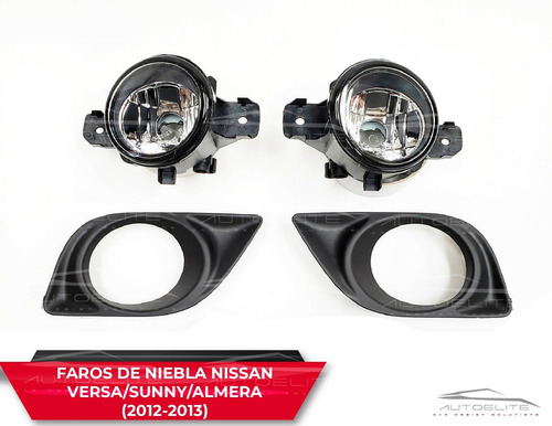 Kit Faros Niebla Nissan Versa Almera 2012 2013