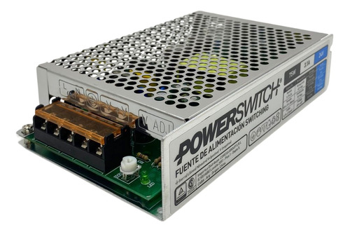 Fuente Powership 24v 3a Gabinete Metalico Ip20